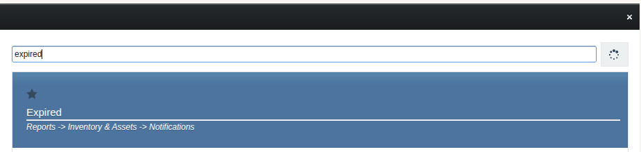 Select for item in panel