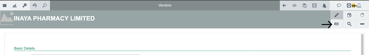Procurement vendor price list