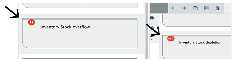 Stock item notification